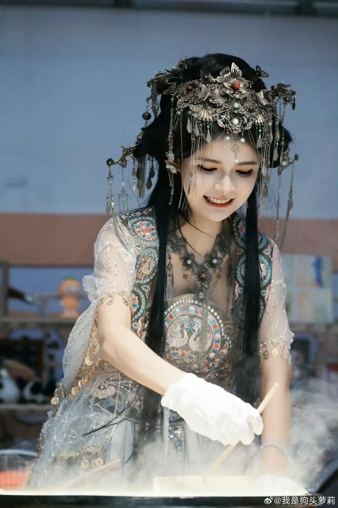 图片[4]-狗头萝莉卖煎饼摆摊新花样，最贵7777元可获得专属摆摊位引流，如果你是商家会愿意吗？-吃瓜网