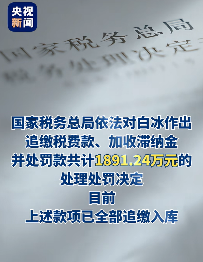 图片[23]-顶流网红「白冰」落网，偷漏税900多万，4000万粉丝一夜凉凉！-吃瓜网